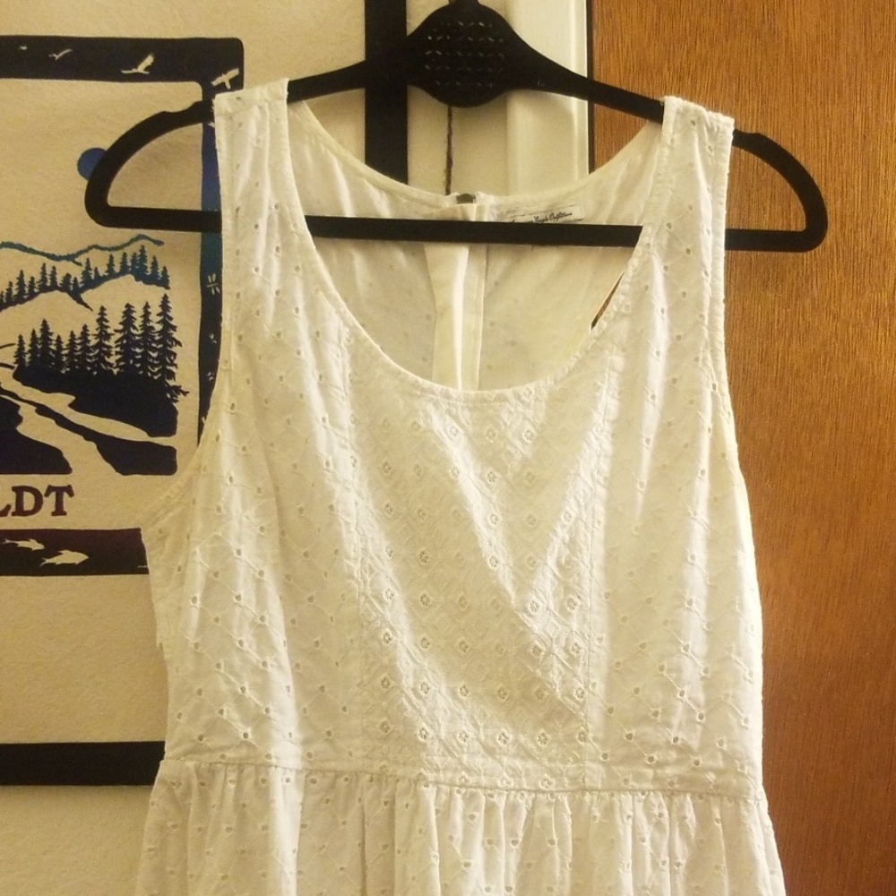 AE White Eyelet Dress